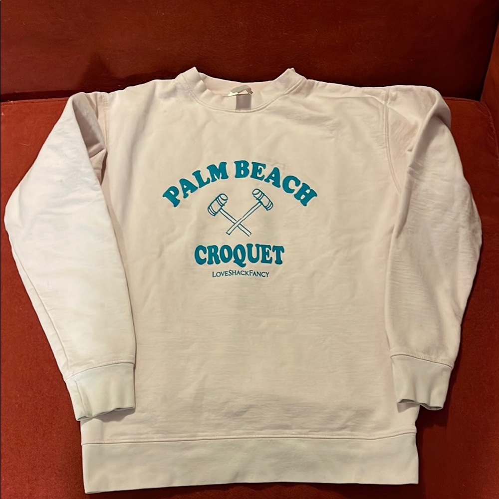 LoveShackFancy Cream Sweater